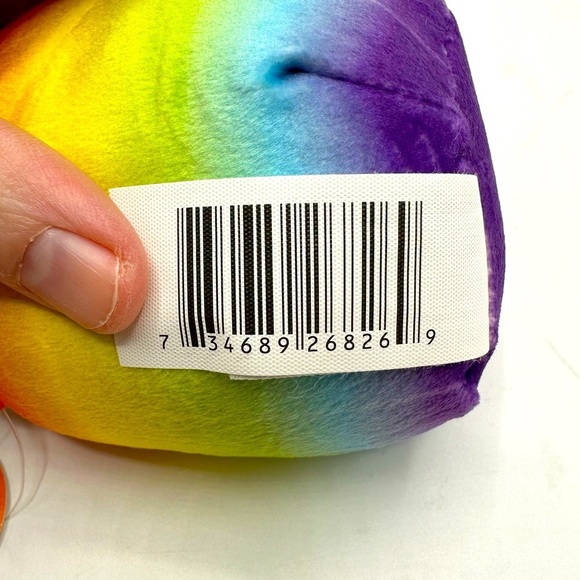 NWT Squishmallows Staley the Rainbow Pumpkinβ 4β - Picture 7 of 9